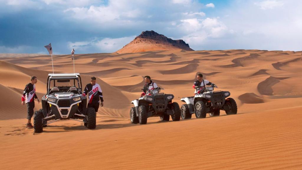 Buggy / Quad Bikes in the Dubai Desert. Desert Tours with Evening Desert Ride.
